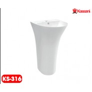 CHẬU LAVABO CHÂN ĐỨNG LIỀN KHỐI KASSANI 316 CHẬU LAVABO CHÂN ĐỨNG LIỀN KHỐI KASSANI 316